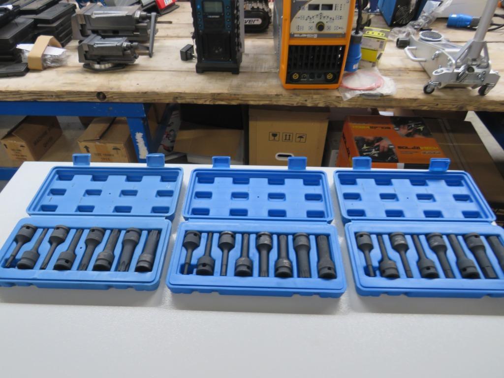 impact kracht doppenset torx inbus spline in koffer nieuw, Xptools.com, Nieuw, Zandhaarweg, Ophalen of Verzenden