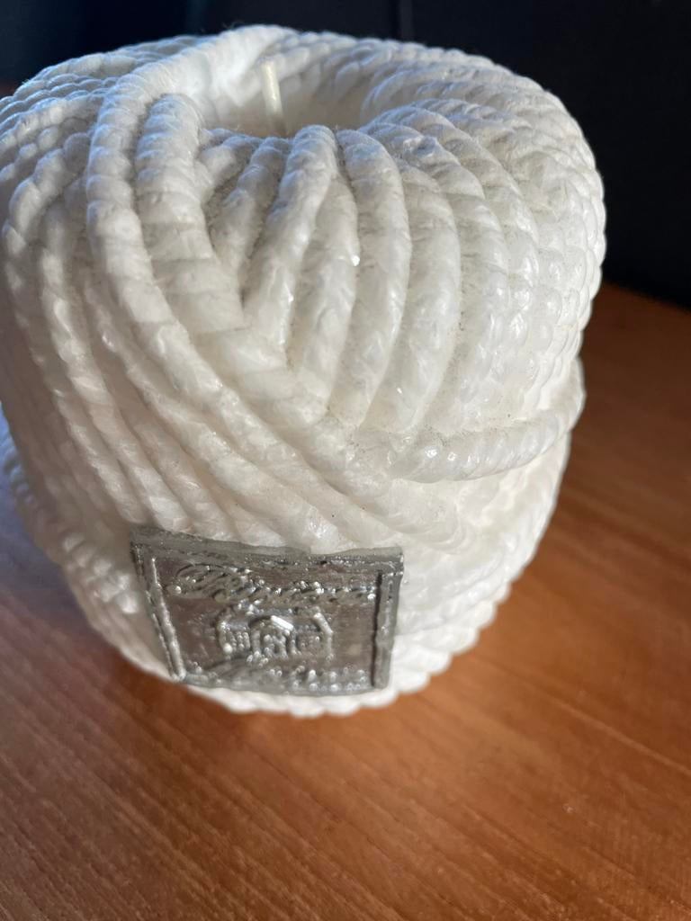 Riviera Maison Kaars - Sfeervol, Huis en Inrichting, Overige materialen, Wit, Ophalen of Verzenden, Zo goed als nieuw