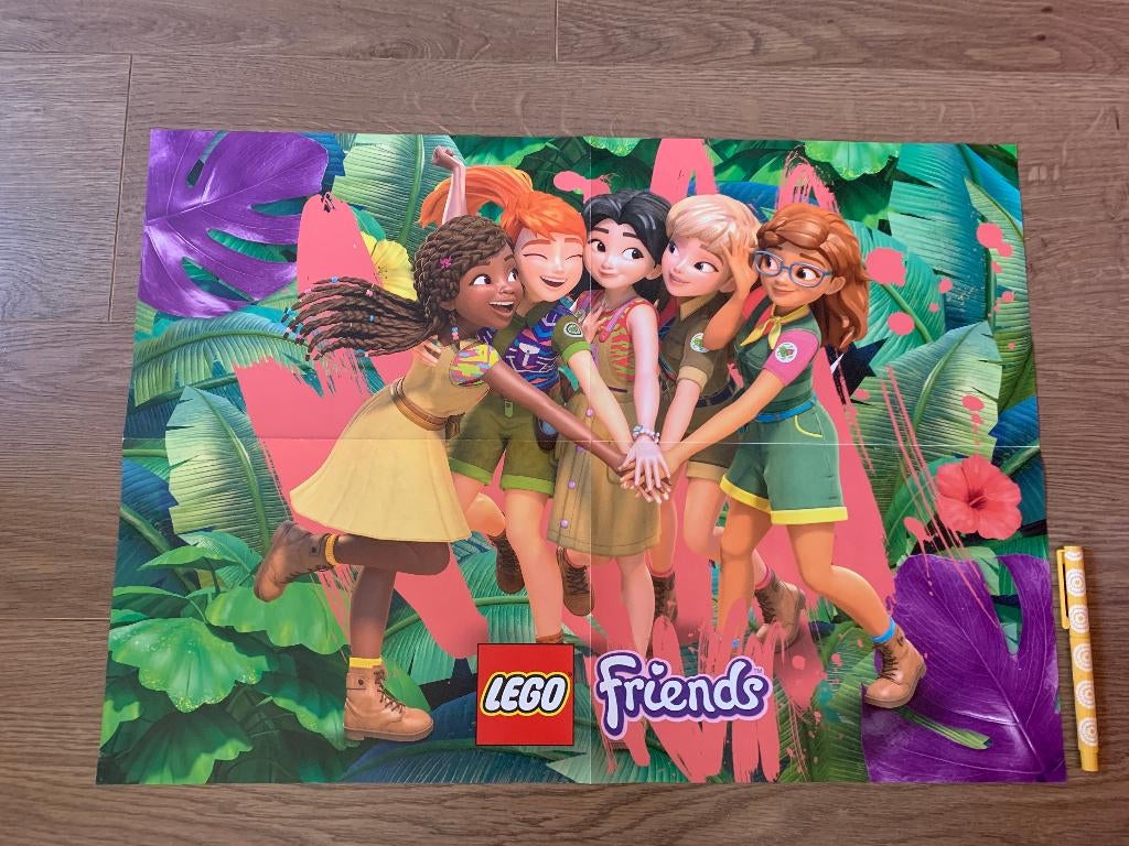 Lego Friends poster gratis ophalen, Ophalen, Gebruikt, Lego