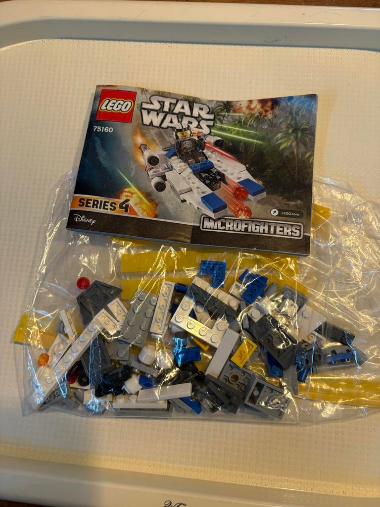 Lego Star Wars Microfighters 75160, Ophalen of Verzenden, Gebruikt, Losse stenen, Lego