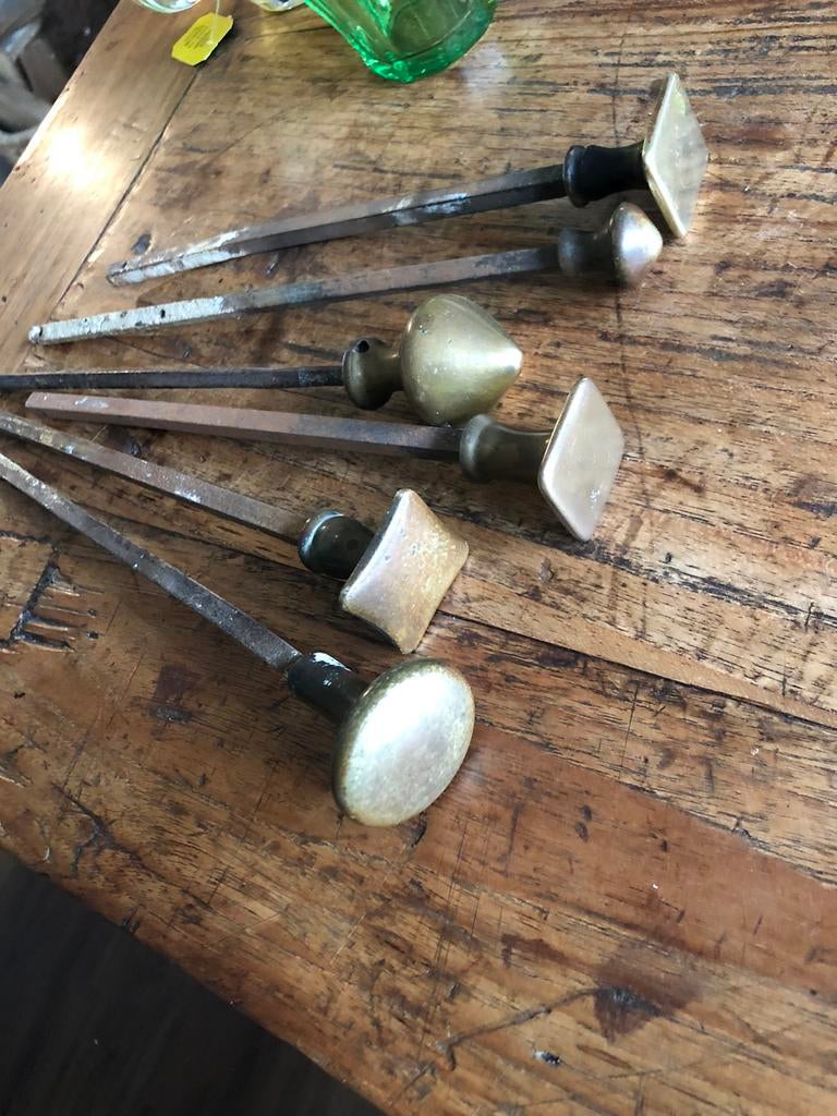 Antieke koperen trekbellen, Antiek en Kunst, Antiek | Koper en Brons, Ophalen of Verzenden