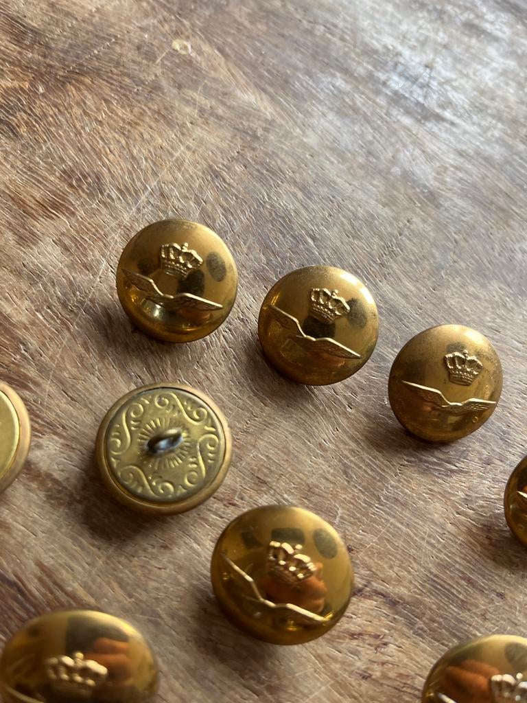 Partij Diverse Knopen, incl. Militaire Uniformknopen, Ophalen of Verzenden, Gebruikt, Knoop of Knopen