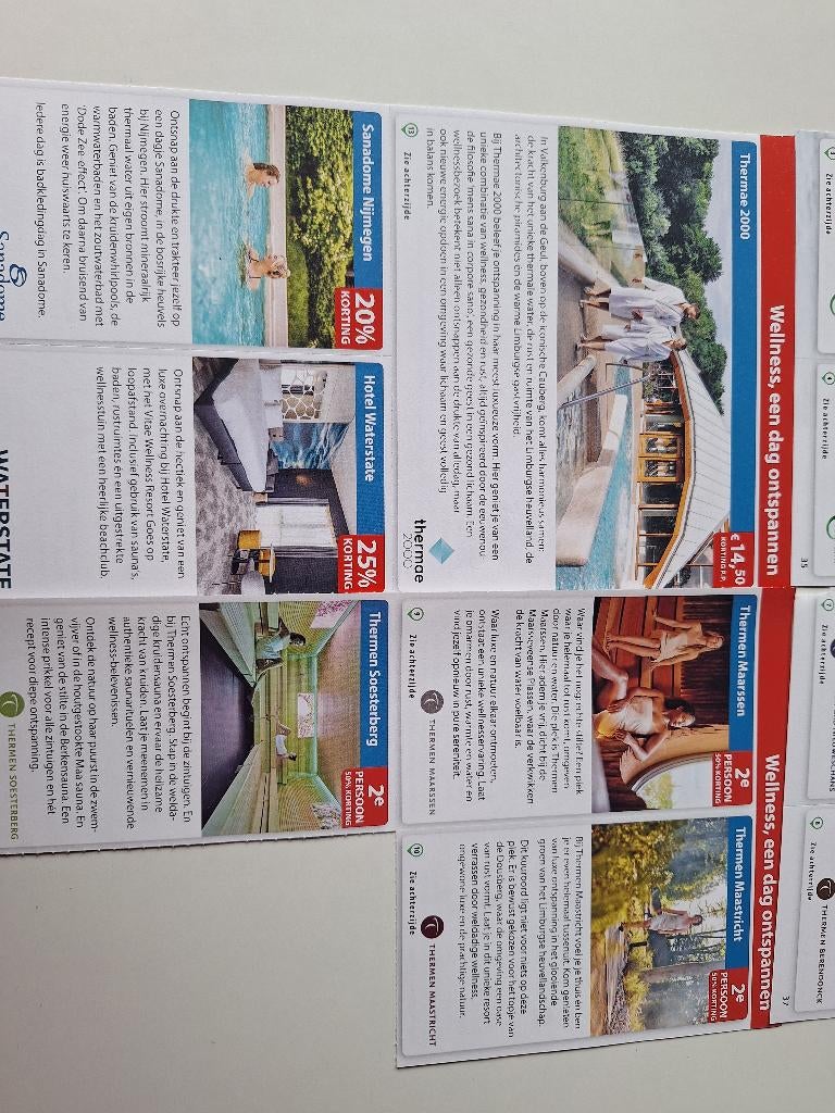 Postcodeloterij sauna kortingsbonnen, Tickets en Kaartjes, Eén persoon, Kortingskaart