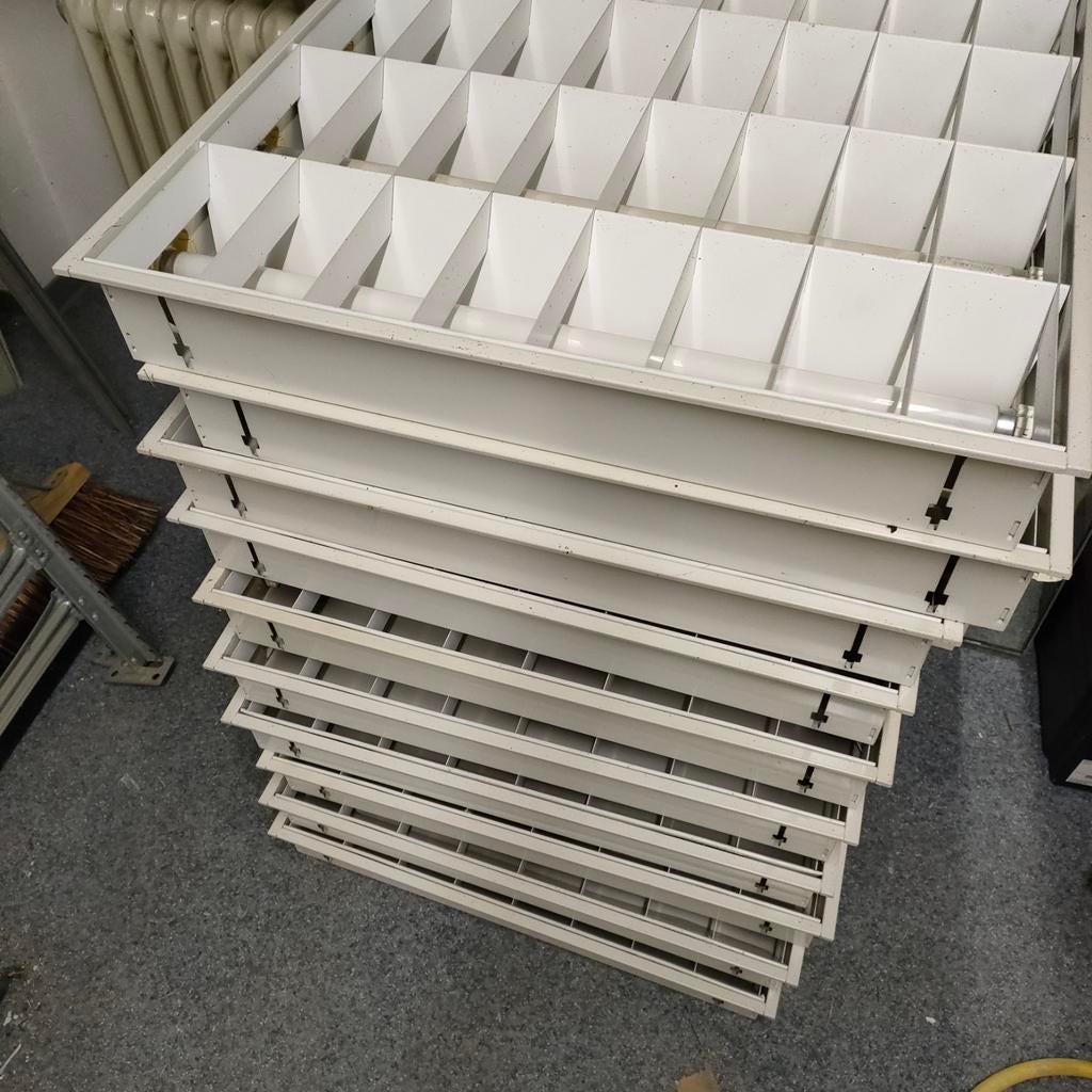 TL Verlichting Systeemplafond 12x, Ophalen, Gebruikt