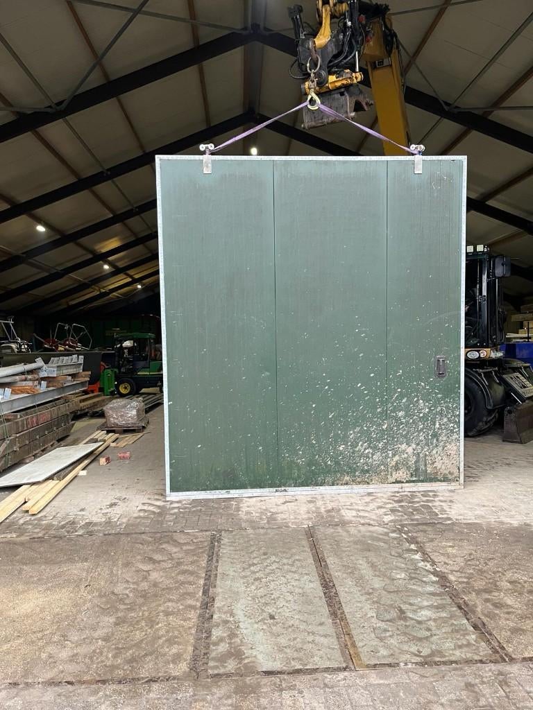 Sandwich, deuren, prefab, geïsoleerd, Gebruikt, Ophalen of Verzenden, Buitendeur, Schuifdeur