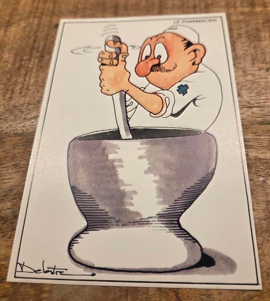 De Apotheker - Philippe Delestre, Verzenden, 1980 tot heden, Ongelopen, Overige thema's