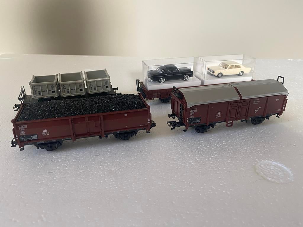 Märklin wagons uit startset 29825, Wisselstroom, Ophalen of Verzenden, Analoog, Märklin