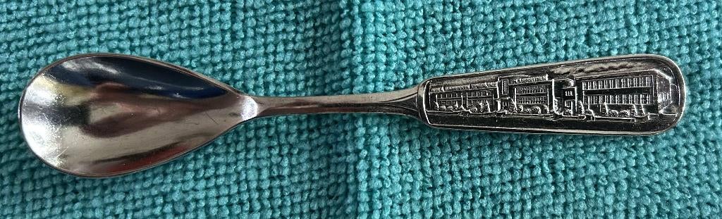 Verzilverd theelepeltje met Sola Fabriek, Ophalen of Verzenden