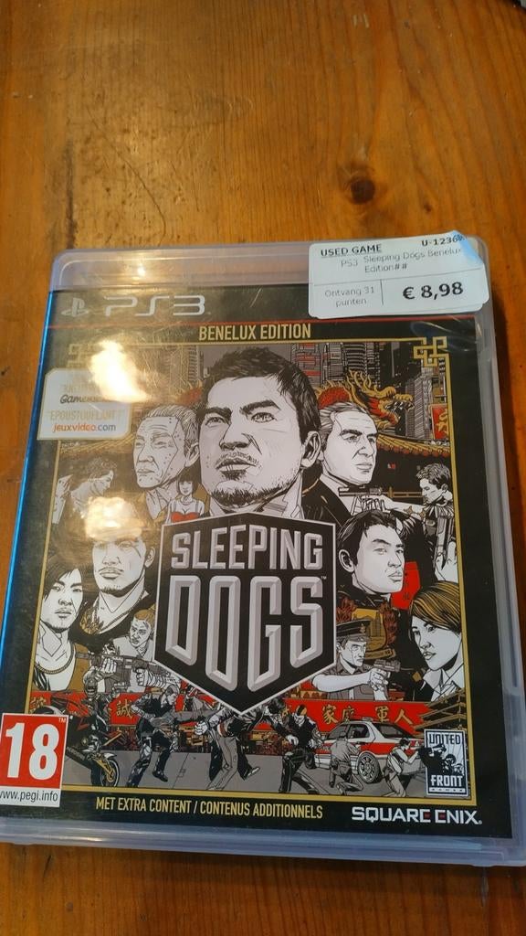 Sleeping dogs ps 3, Vanaf 18 jaar, 1 speler, Zo goed als nieuw, Ophalen