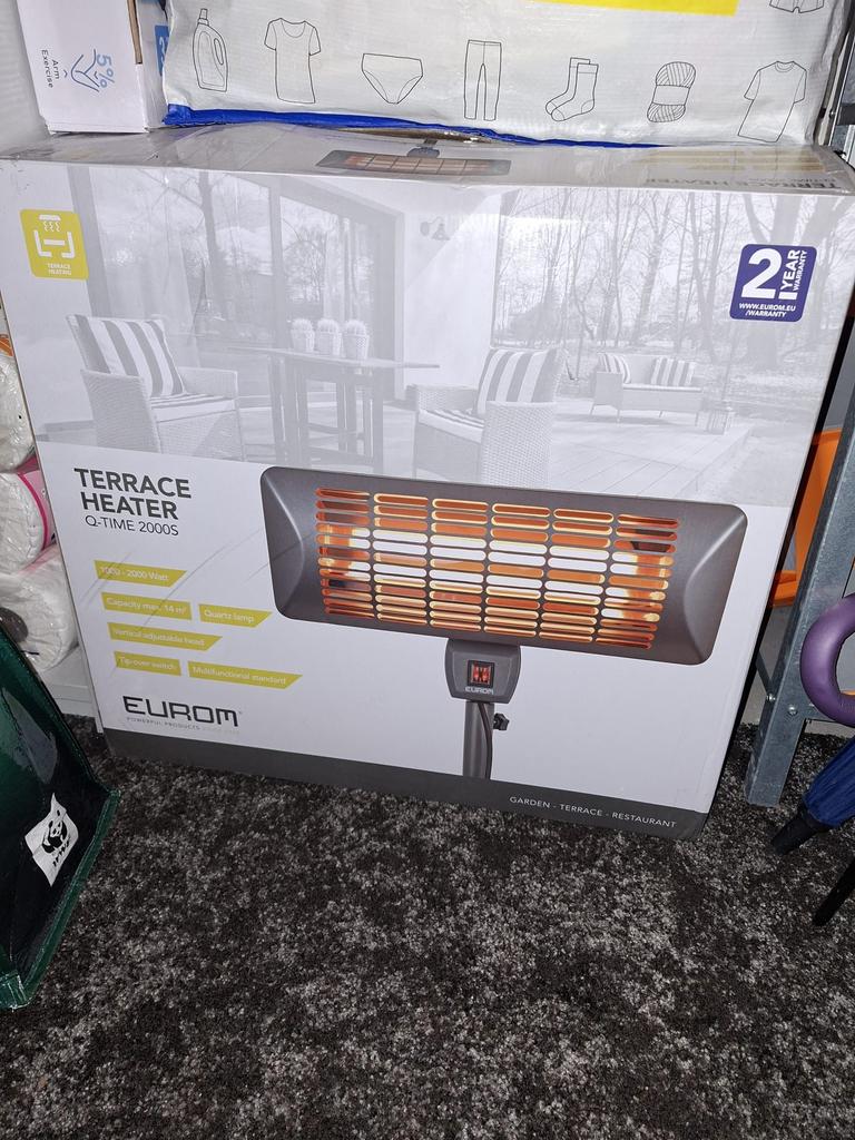Terrasverwarming, Tuin en Terras, Terrasverwarmers, Ophalen of Verzenden, Nieuw