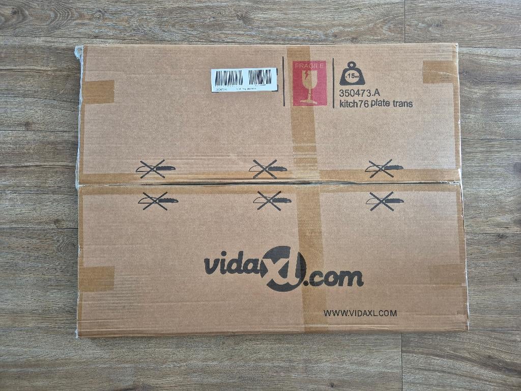 Glazen spatscherm voor keuken 70x60 cm, Ophalen, Overige kleuren, Nieuw, 50 tot 100 cm