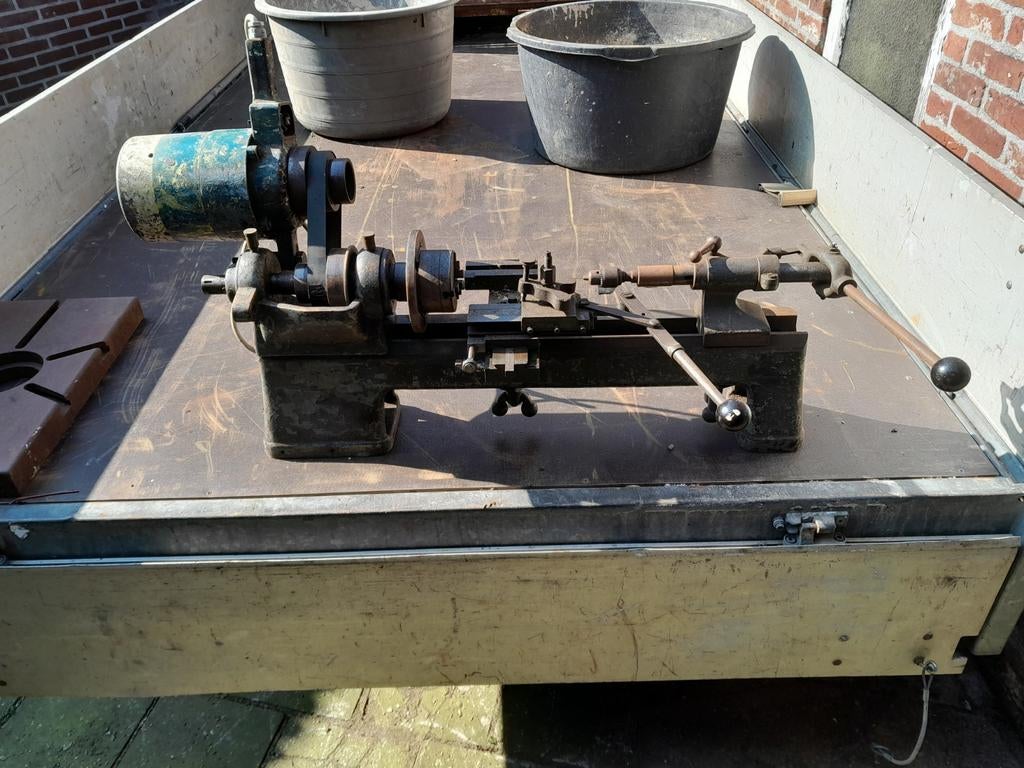 OUDE DRAAIBANK., Ophalen, Gebruikt, Metaaldraaibank