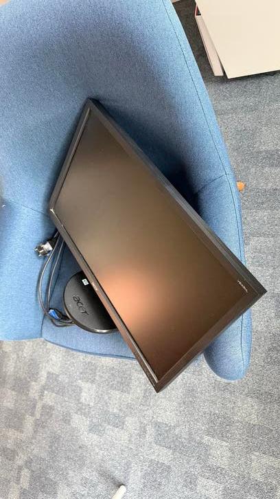 Acer LCD monitor V243HL met standaard en kabels, Computers en Software, Monitoren, Ophalen, Gebruikt, 60 Hz of minder, LED