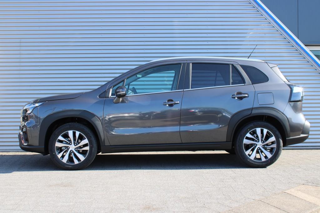 Suzuki S-Cross 1.4 Boosterjet Style Smart Hybrid (bj 2025), Adaptive Cruise Control, Stof, Gebruikt, Zwart