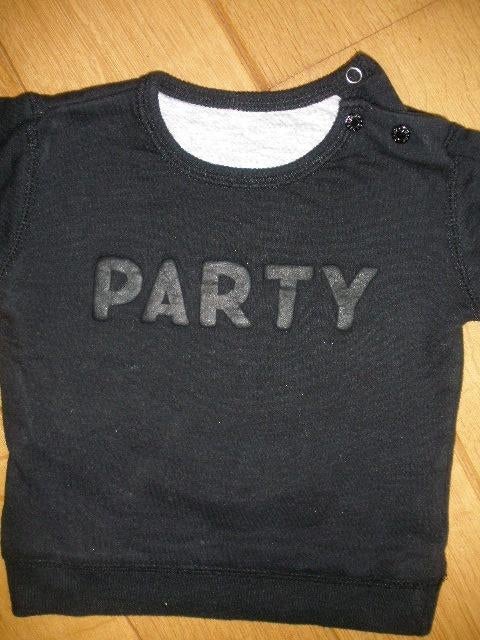 Sweater zwart PARTY maat 68 - nieuw -, Ophalen of Verzenden, Nieuw, Jongetje of Meisje, Truitje of Vestje