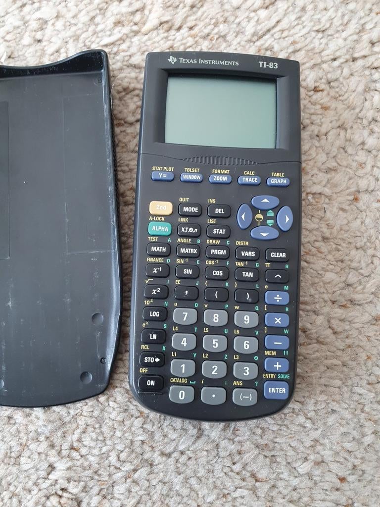 Texas instruments rekenmachine TI-83, Diversen, Rekenmachines, Ophalen of Verzenden, Gebruikt