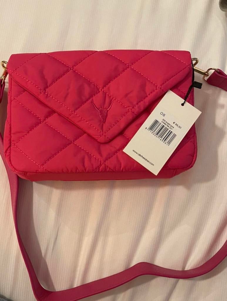 Alix the label roze gewatteerde schoudertas, Ophalen of Verzenden, Nieuw, Roze, Schoudertasje