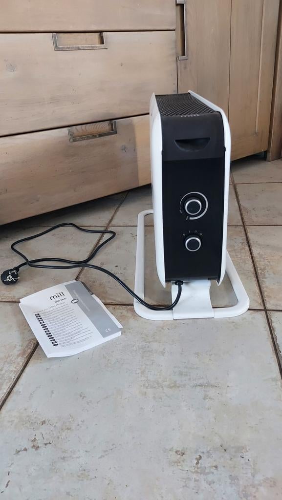 VOORDELIG STOKEN: Mill Instant Portable Heater ZGAN, Ophalen, 30 tot 80 cm, Kachel, Zo goed als nieuw