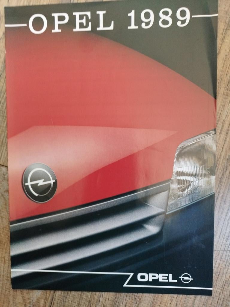 Opel brochure 1989, Opel, Zo goed als nieuw, Opel, Ophalen of Verzenden