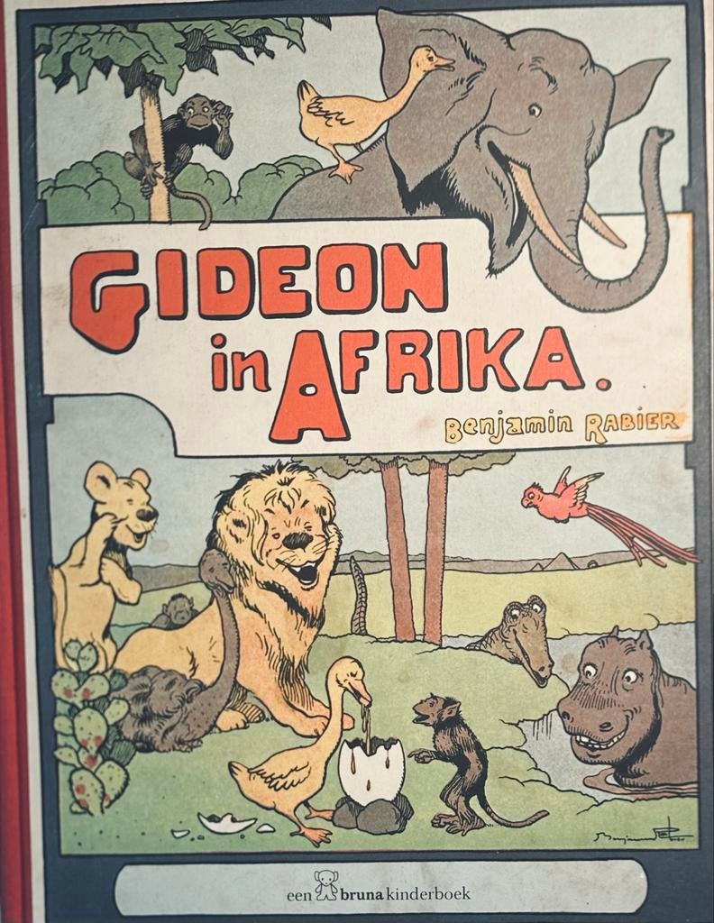 Gideon in Afrika - Benjamin Rabier (Vintage Kinderboek), Ophalen, Gelezen, Fictie algemeen