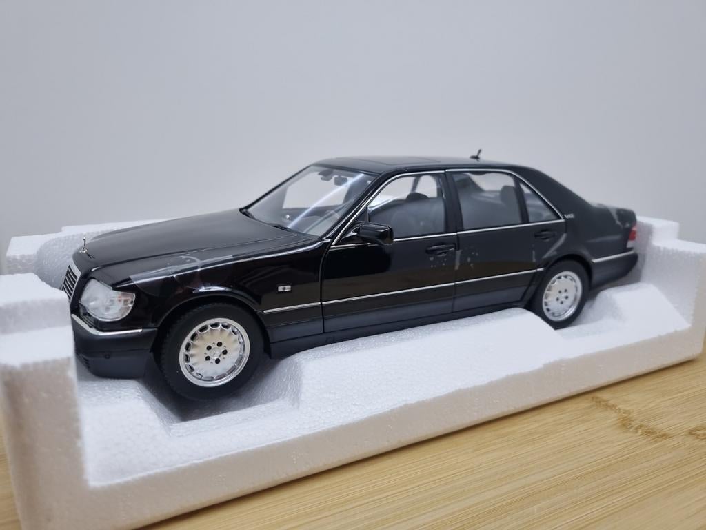 Norev Mercedes S-Klasse S600 W140 Obsidian Black 1:18, Auto, W, Nieuw, Norev