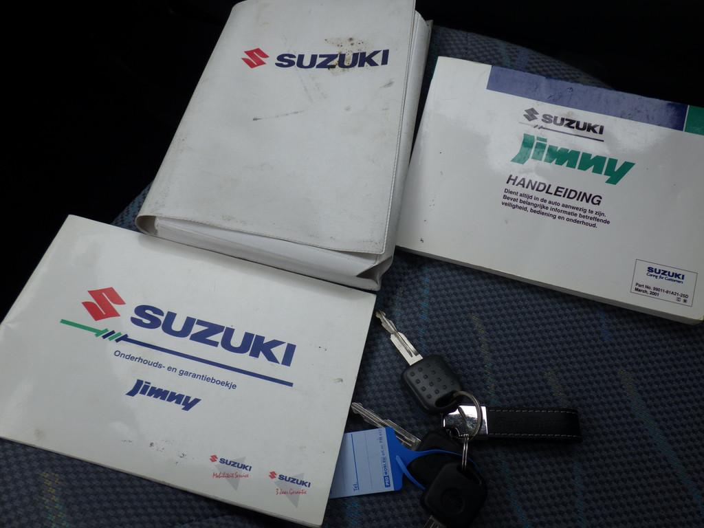Suzuki Jimny 1.3 JLX Automaat, NW APK NL/NAP! (bj 2001), Automaat, 1025 kg, Stof, Zwart