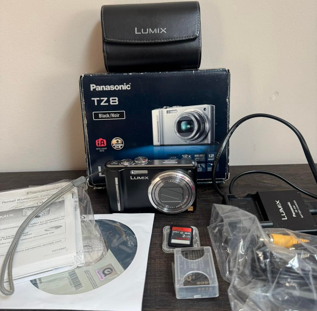 Panasonic DMC-TZ8 digitale camera, Ophalen of Verzenden, Zo goed als nieuw, Overige Merken, 8 keer of meer