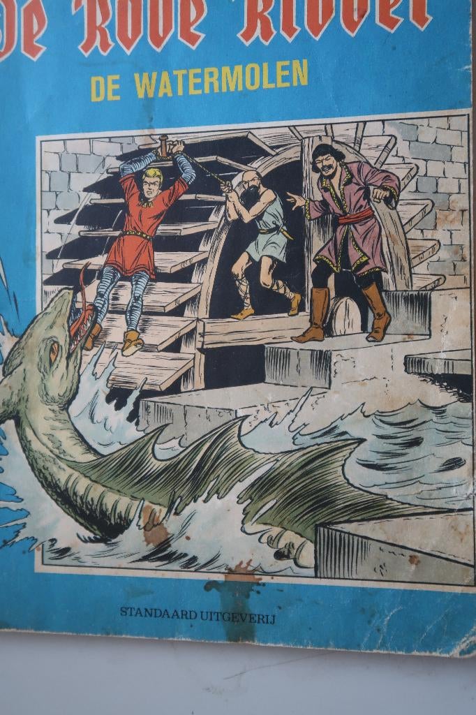 de rode ridder no 52,de watermolen-1971, Eén stripboek, Ophalen of Verzenden, Gelezen