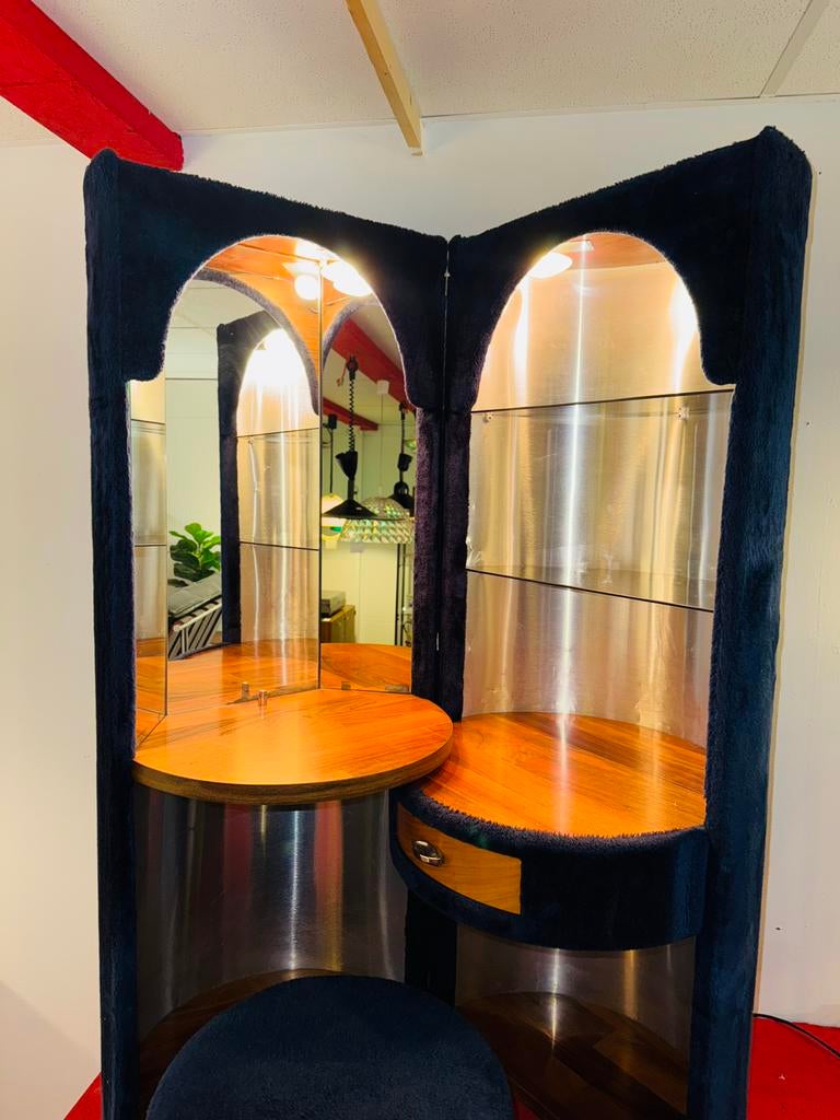 Luigi Massoni Poltrona Frau vanity table vintage kaptafel, Ophalen of Verzenden