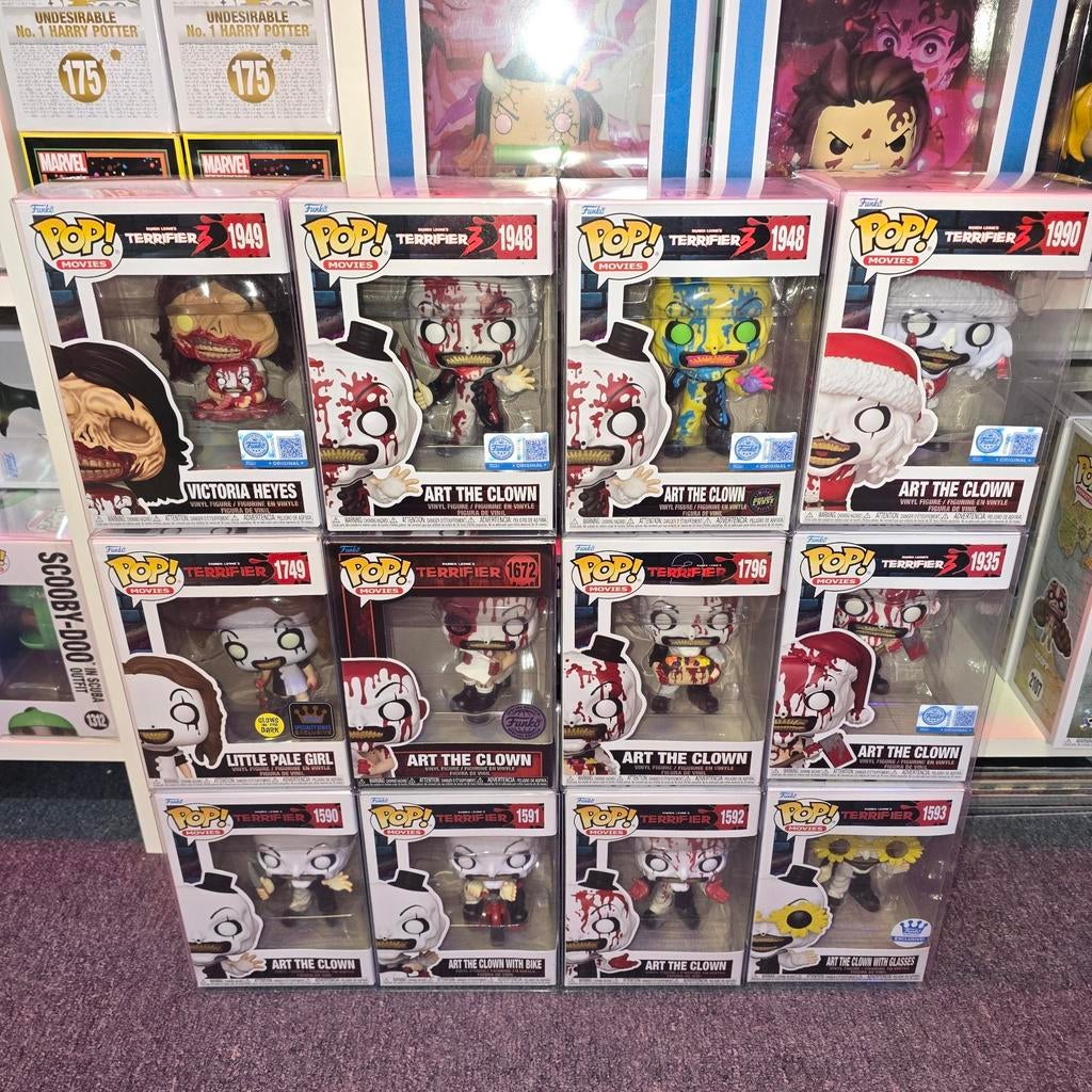 Funko Pop! TERRIFIER (12 stuks) Art the Clown, Ophalen of Verzenden, Nieuw