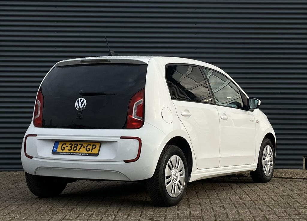 Volkswagen e-Up! 82PK 5DRS/CLIMA/VOORRUITVERW., Auto's, Volkswagen, Automaat, Stof, Up!, Wit