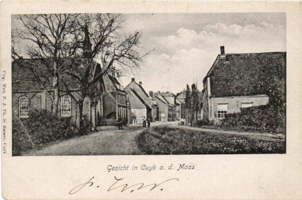 MM127 Cuijk a.d Maas 1909 Hamer verl. Becker Emmerich Rhein, Verzenden, Voor 1920, Gelopen, Noord-Brabant