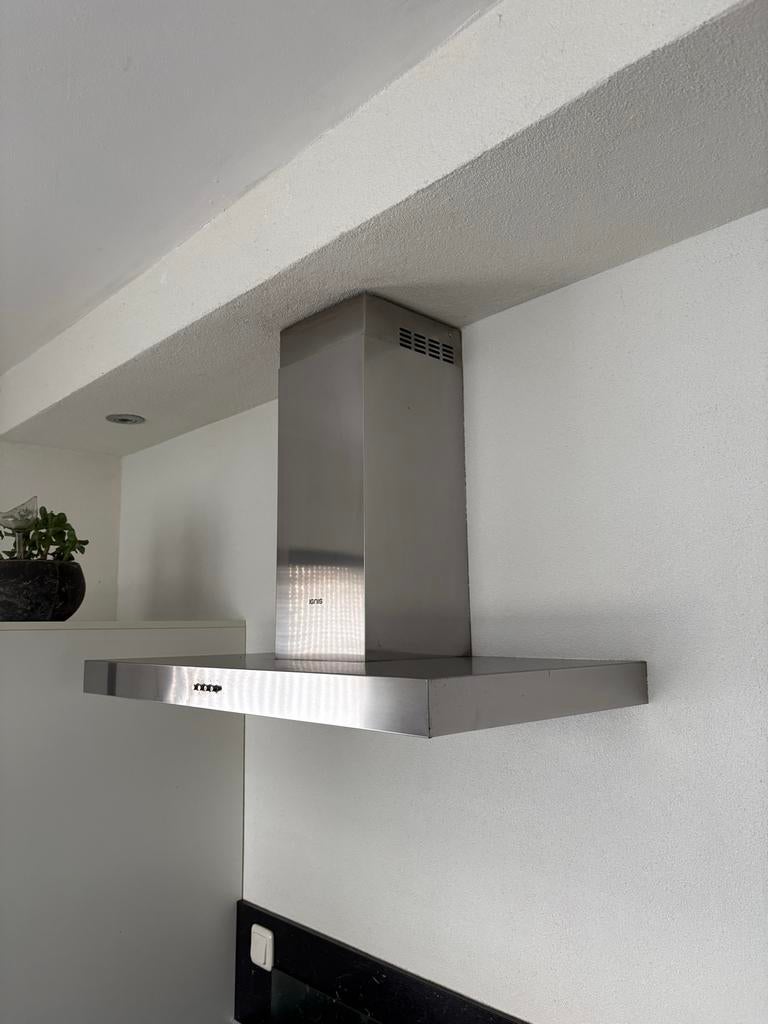 Ignis Wandschouwkap - RVS - Goede staat, Gebruikt, Wandschouwkap, Ophalen of Verzenden, Vrijstaand