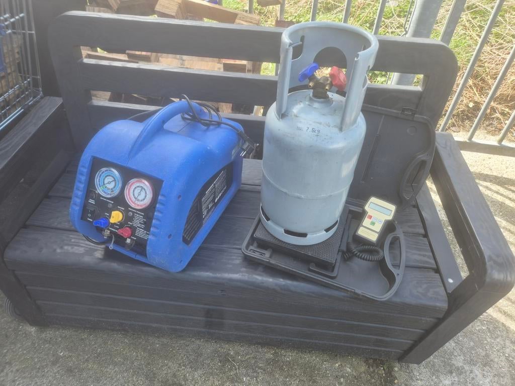 Mastercool afpomp unit + Testo meetset voor AC/warmtepompen, Ophalen, Gebruikt