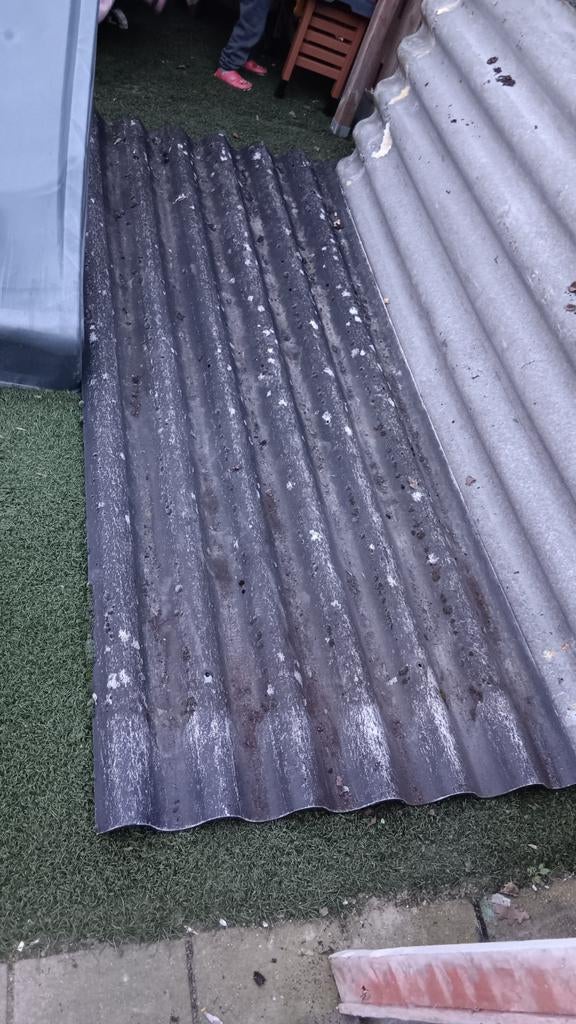 Golfplaten NT 3 stuks (geen asbest) - Gebruikt, goede staat, Doe-het-zelf en Verbouw, Dakpannen en Dakbedekking, Ophalen of Verzenden