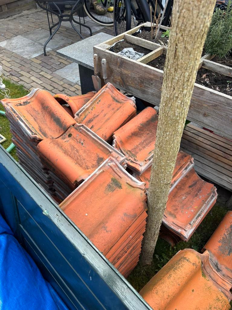 Monier dakpan OVH206 Natuurrood., Ophalen, Gebruikt, Steen of Klei, 5 tot 10 m²