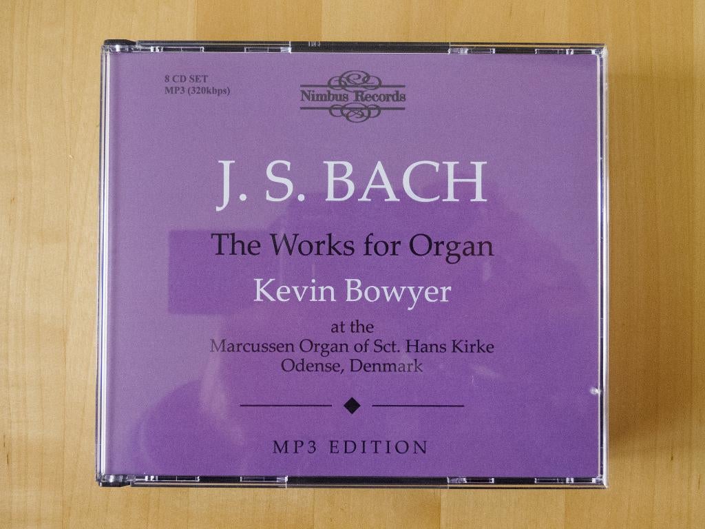 JS Bach - The Works for Organ - Kevin Bowyer - mp3 Edition, Ophalen of Verzenden, Barok, Zo goed als nieuw, Overige typen