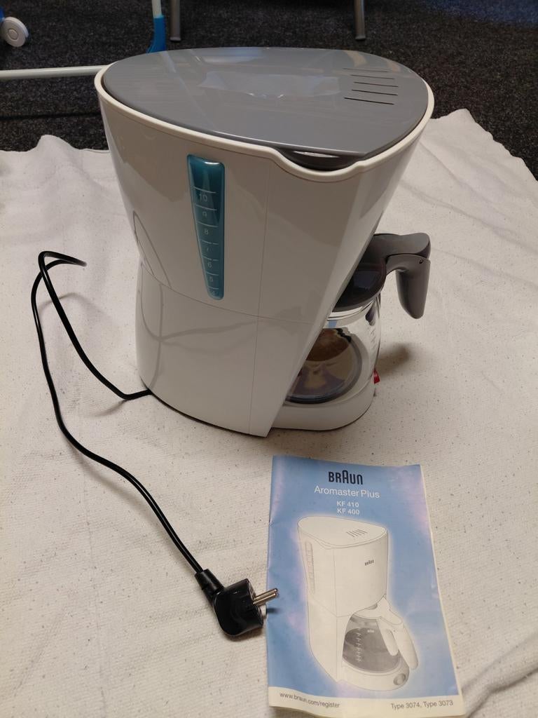 Braun Aromaster Plus Koffiezetapparaat KF 415, 10 kopjes of meer, Koffiemachine, Gemalen koffie, Ophalen of Verzenden