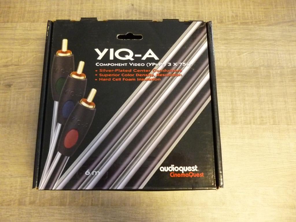 component kabel audioquest yiqa 6m, Ophalen of Verzenden, Zo goed als nieuw, 5 tot 10 meter, Componentkabel
