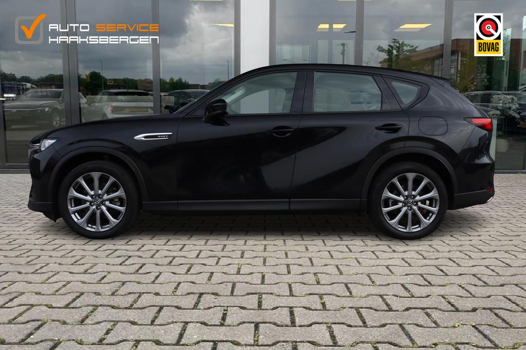 Mazda CX-60 2.5 e-SkyActiv PHEV Exclusive-Line | Trekhaak |, Automaat, Stof, Gebruikt, Zwart