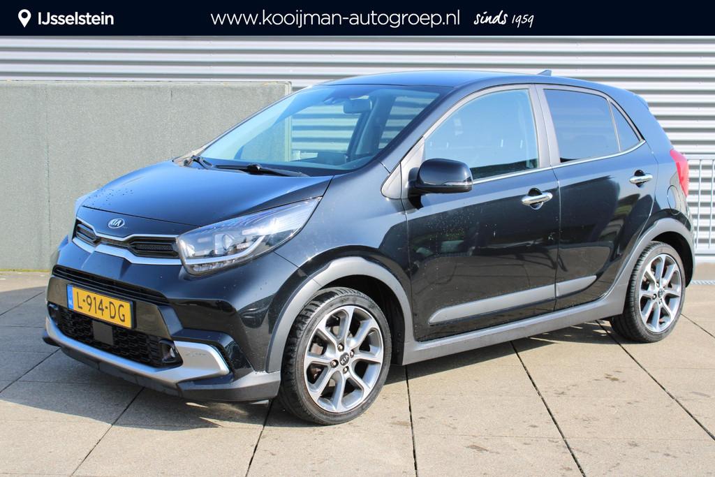 Kia Picanto 1.0 T-GDi X-Line 5-persoons TURBO 100PK Stuur+ S, Auto's, Kia, 101 pk, Gebruikt, Zwart, Origineel Nederlands
