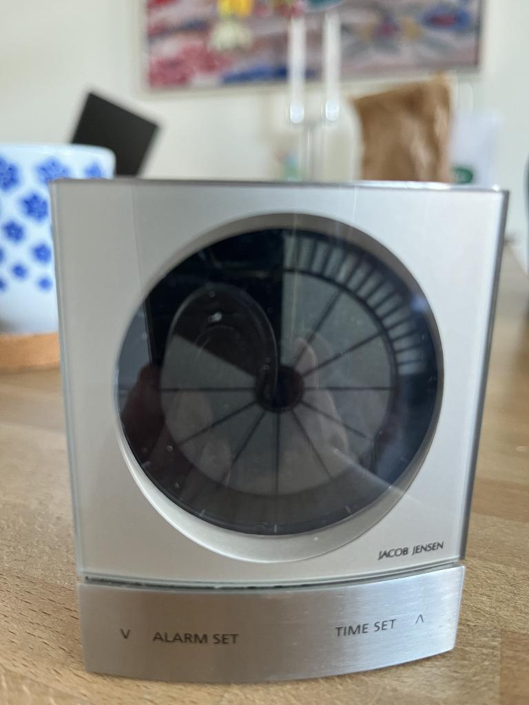 Jacob Jensen wekker, Ophalen of Verzenden, Gebruikt, Digitaal, Wekker of Tafelklok