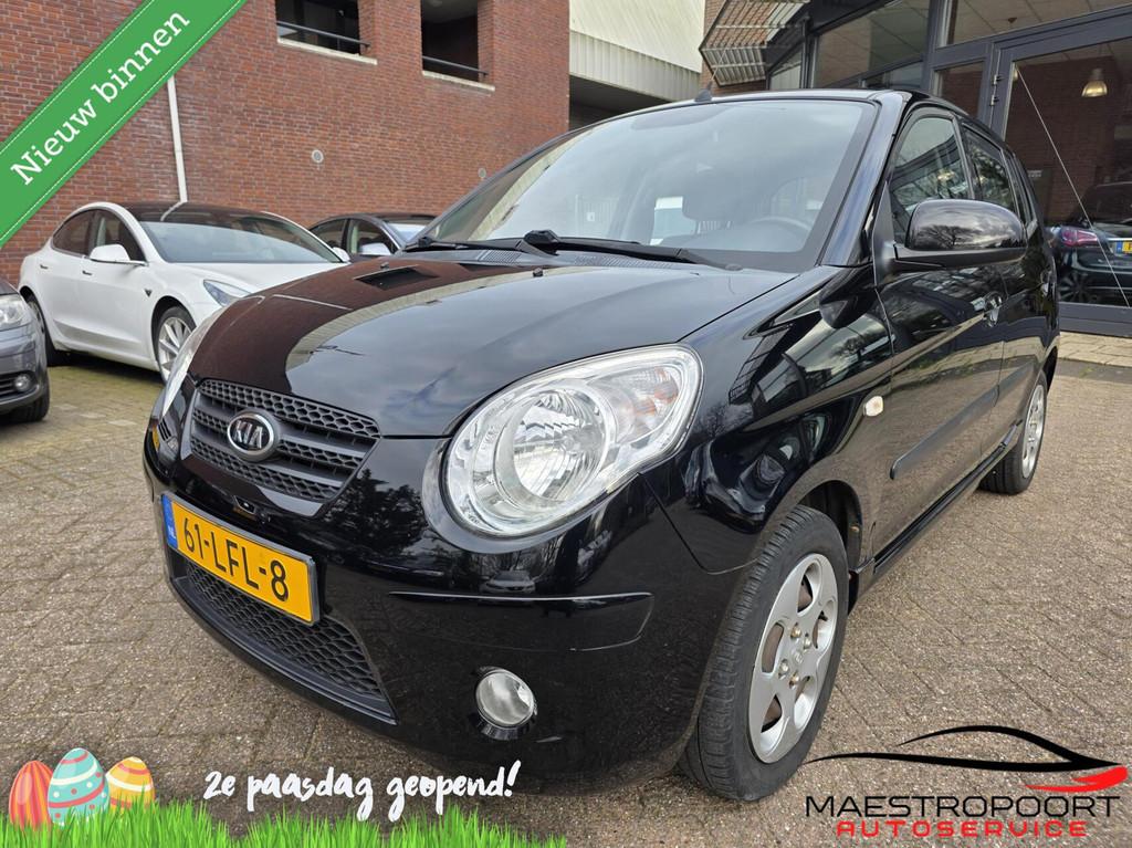 Kia Picanto 1.0 Seven, 4 cilinders, Zwart, Origineel Nederlands, Bedrijf