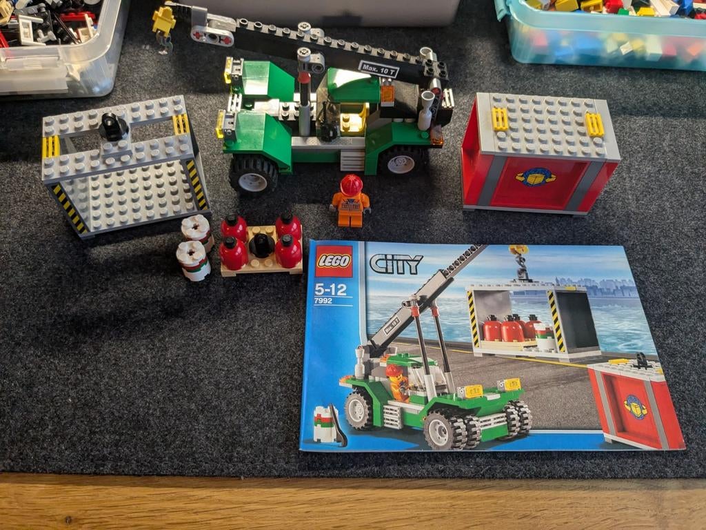 Lego City Haven Kraanwagen 7992, Kinderen en Baby's, Speelgoed | Duplo en Lego, Lego, Ophalen of Verzenden, Compleet, Complete set
