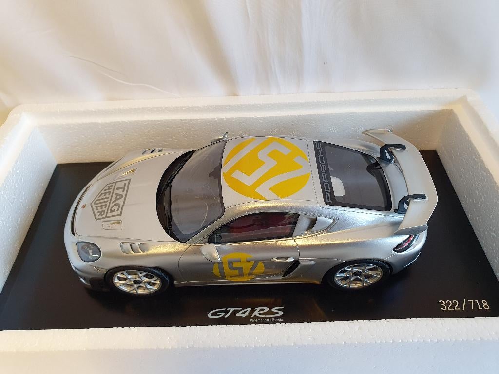 Porsche 718 (982) Cayman GT4 RS 1:18 WAP0214120SCAY Spark, Hobby en Vrije tijd, Modelauto's | 1:18, Ophalen of Verzenden, Nieuw