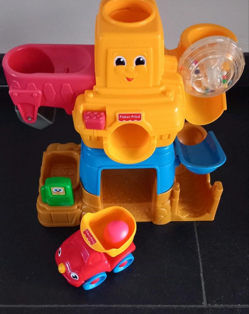 Fisher Price Happy Crane met kiepauto, Ophalen of Verzenden, Speelset