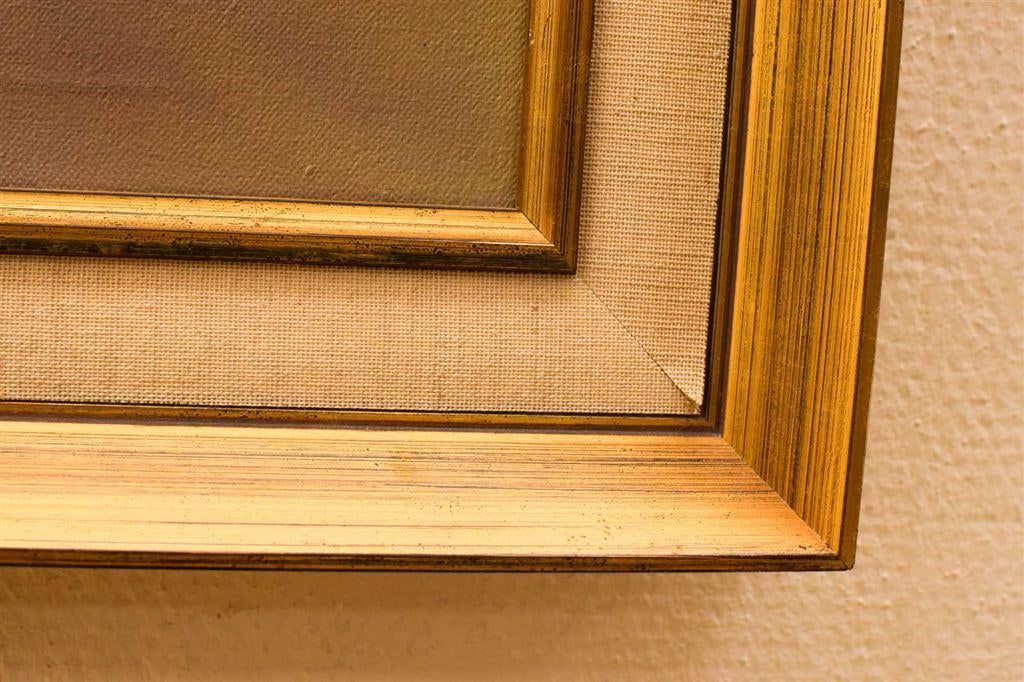 Schilderij van een roos 49149, Ophalen of Verzenden, Gebruikt, Schilderij, Minder dan 50 cm