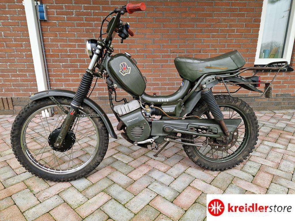 Real Biber 40 leger brommer met 8 versnellingen bouwj. 1979