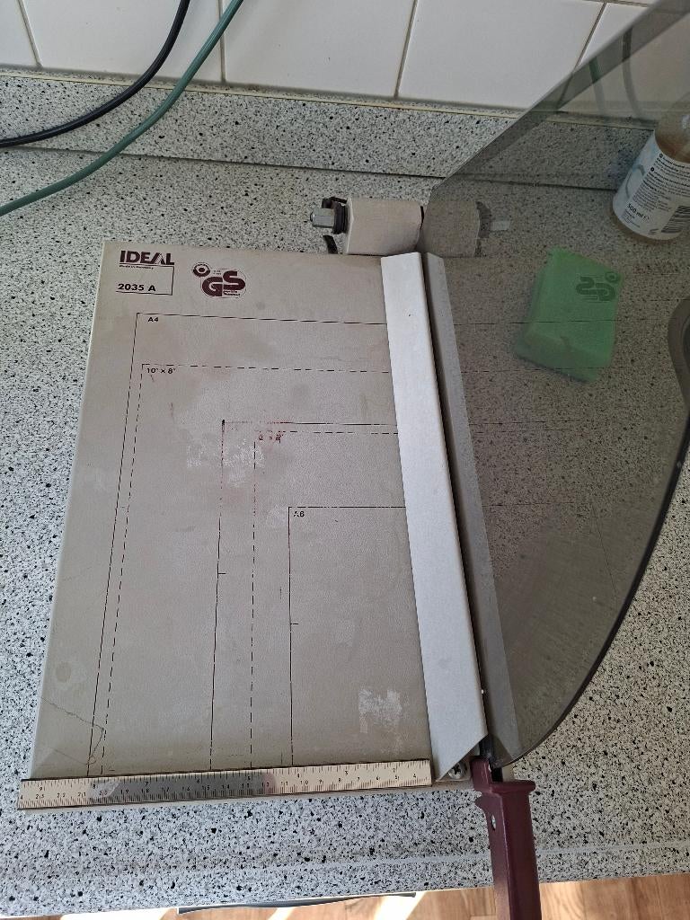 Ideal 2035 papier/fotosnijder, Ophalen, Gebruikt