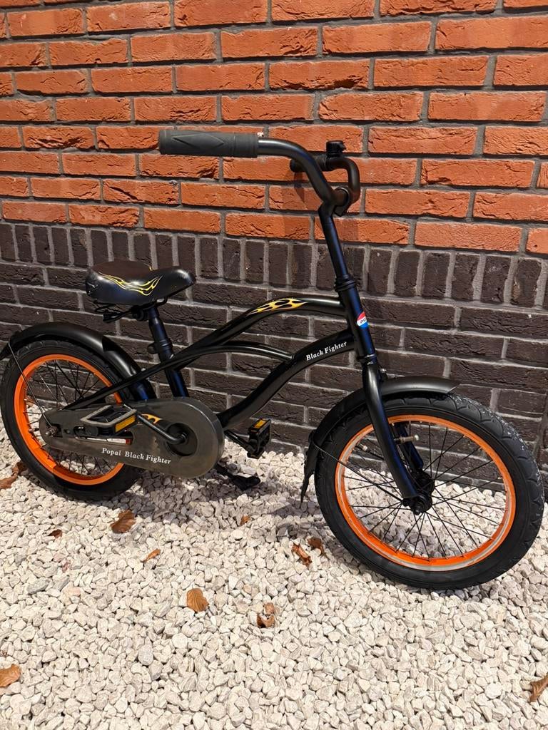 Nette 16” inch popal jongens cruiser, Fietsen en Brommers, Fietsen | Crossfietsen en BMX, Ophalen, Zo goed als nieuw, Staal, 16 tot 20 inch